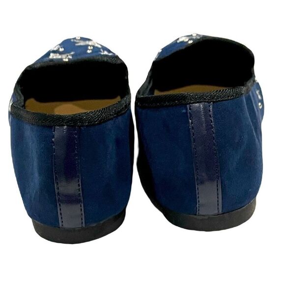 Mixit Velvet Embroidered Flats - Picture 10 of 14